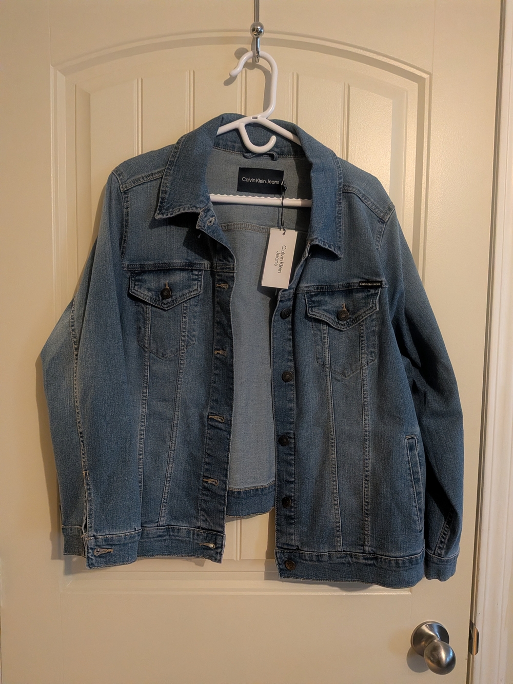 Calvin Klein Light Wash Denim Jacket 2X